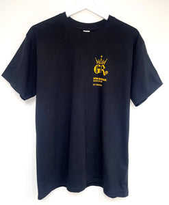 Gym Royale® Branded Tee - Black/Yellow